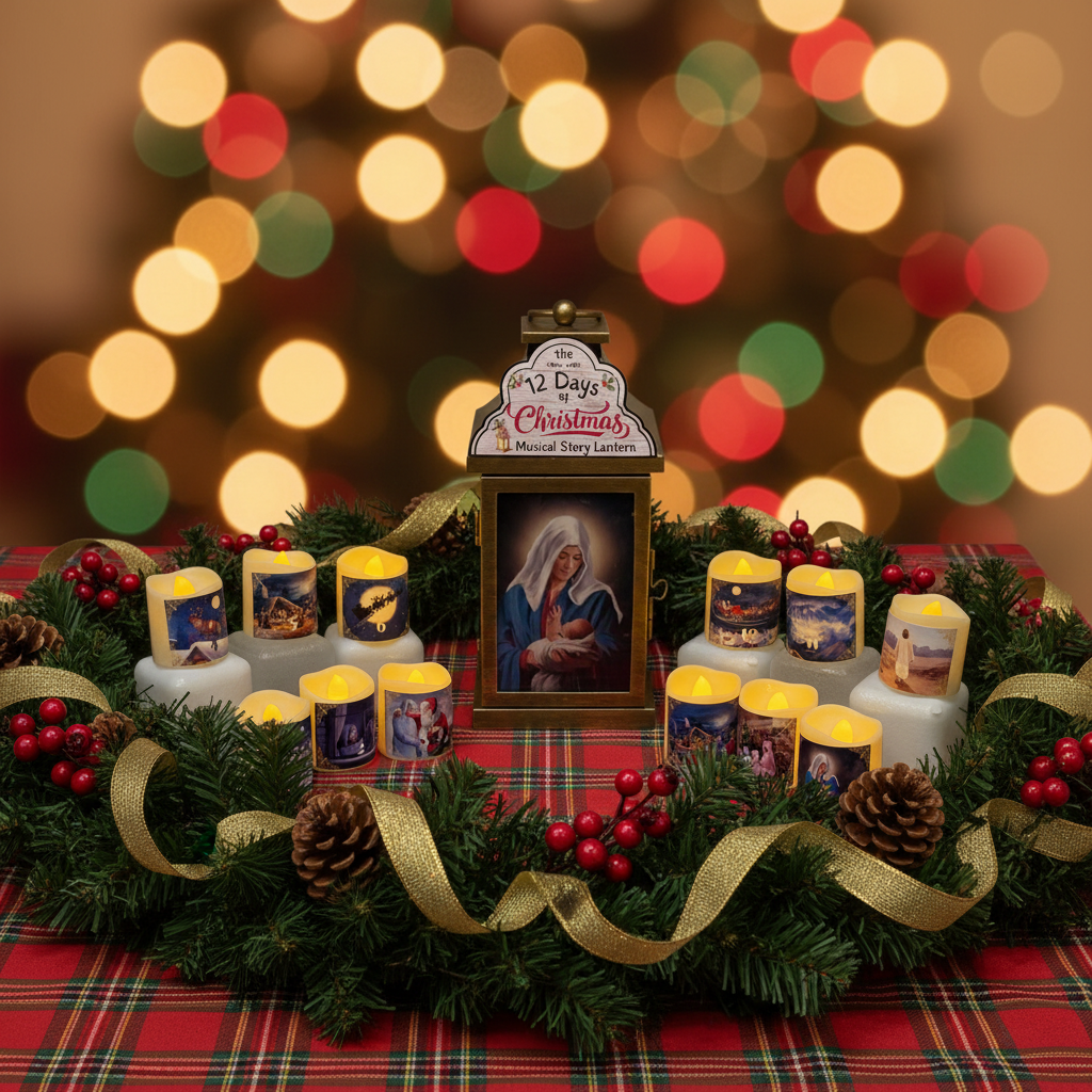 The 12 Days of Christmas Musical Story Lantern