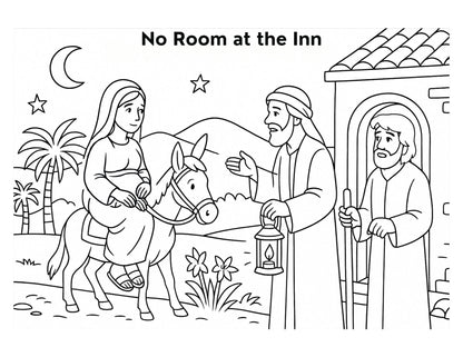 Christmas Coloring Book and Activity Pages