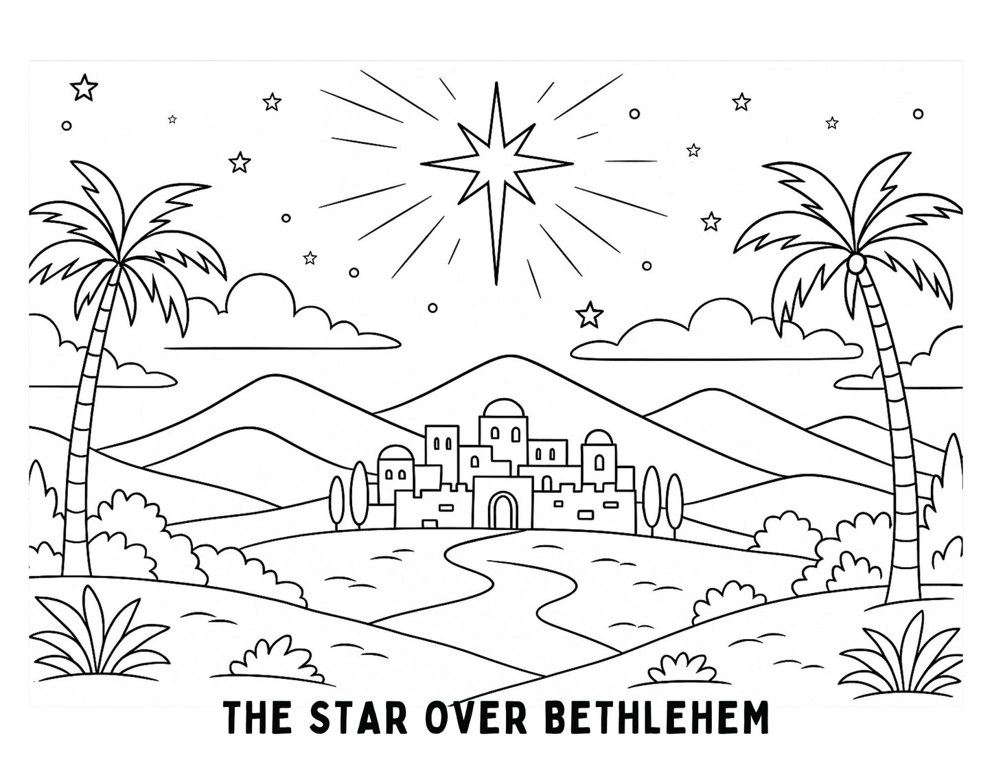 Christmas Coloring Book and Activity Pages