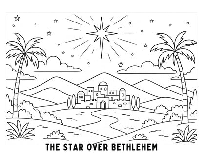 Christmas Coloring Book and Activity Pages