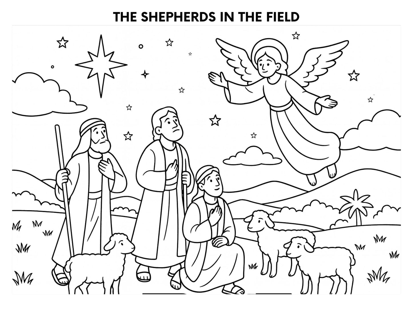 Christmas Coloring Book and Activity Pages