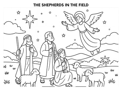 Christmas Coloring Book and Activity Pages