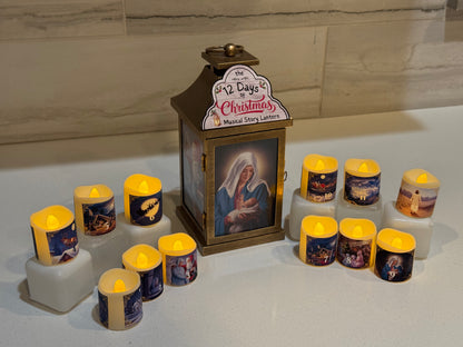 The 12 Days of Christmas Musical Story Lantern