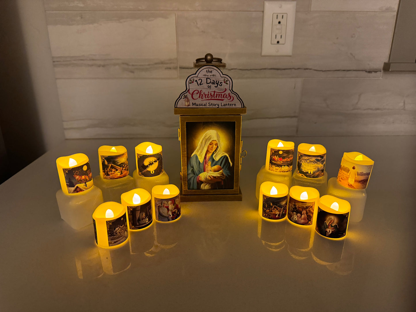 The 12 Days of Christmas Musical Story Lantern