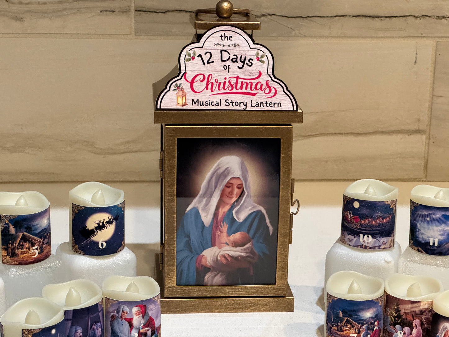 The 12 Days of Christmas Musical Story Lantern