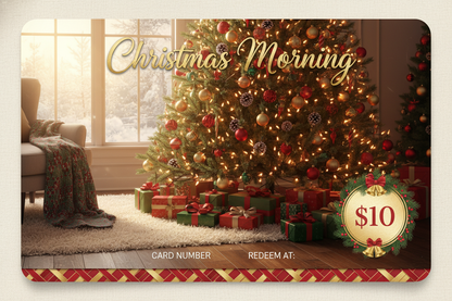 Christmas Morning $10 Gift Card